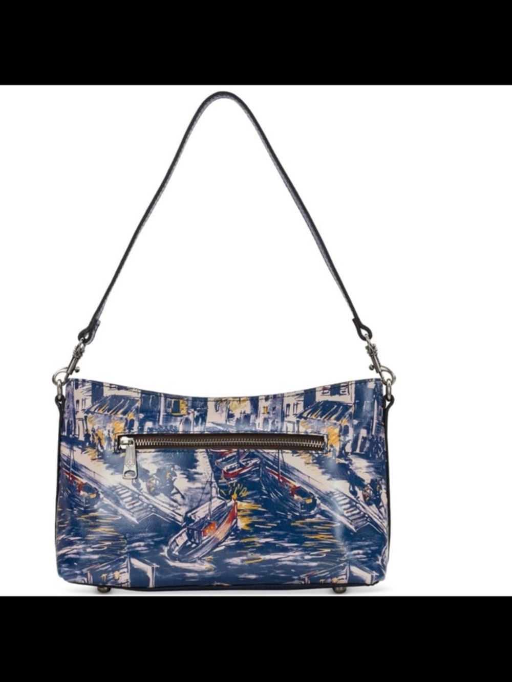 Patricia Nash betta medium leather crossbody 100% leather - Picture 3 of 6